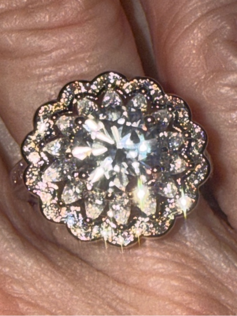 GRA CERTIFIED Moissanite Diamond 2CT ring 925 Sterling silver NEW STUNNING 6&8.5 - Picture 10 of 14